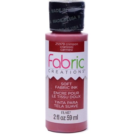 Fabric Creations Fabric Ink in Assorted Colors (2-Ounce), Crimson