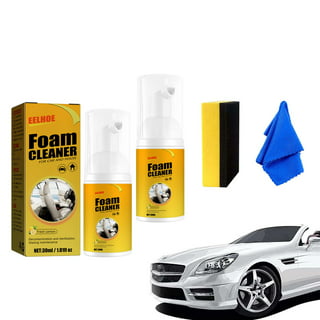 George Car Interior Fabric Cleaning Agent Automotive Interior Fabric  Cleaning Agent Spray Supplies Strong Car Interior Ceiling Leather Seat  Cleaner Foam 60ml 
