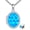 Blue Opal, variant on Locket Necklace Sterling Silver Turquoise/Opal/Moss Agate/Moonstone/Black Onyx/Lapis Lazuli/Blue Opal/Malachite Locket Photo Necklace Turquoise Jewelry Memorial Gifts for Women Mom Wife