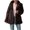 Coffee, variant on Fesfesfes Women Cardigan Women Fall Winter Solid Color Long Sleeve Plush Cardigan Jacket Tops