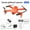 B, variant on Drone K5 Mini Drone Aerial Photography 4K Dual-lens High-Definition Quadcopter Toy Drones Gifts for Adults Kids