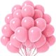 thumbnail image 1 of Xiao Hua Globos de látex de helio de 10 pulgadas, serie Macaron, 60 unidades, para fiestas, cumpleaños, graduaciones, baby showers, béisbol, fiestas náuticas, bodas, decoraciones, color rosa, 1 of 4