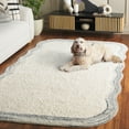thumbnail image 3 of SAFAVIEH Vermont Rosabel Checkered Area Rug, Ivory/Grey, 3' x 5', 3 of 11