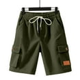 thumbnail image 5 of CYiJun Casual Cargo Shorts for Men Summer Outdoor Fishing Travel Corduroy Shorts with Multi Pocket, 5 of 9