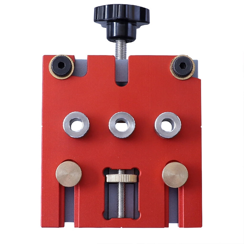 MOMOJIA 3-in-1 Punch Locator Aluminum Alloy Pocket Hole Adjustable Jig Set Positioning Clip Wardrobe Door Position Home Hardware