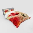 thumbnail image 3 of Ambesonne Floral Bedding Set 3 Pcs, Retro Floral Design, Twin, Multicolor, 3 of 3