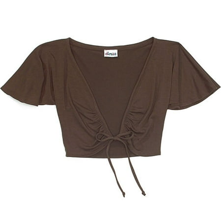 Juniors Flutter Sleeve Shrug