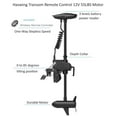thumbnail image 2 of AQUOS Haswing CaymanT Transom Trolling Motor with Wireless Remote & Wireless Foot Control- 55 Lb. Thrust, 39 in. Shaft, Saltwater & Freshwater, 2 of 8