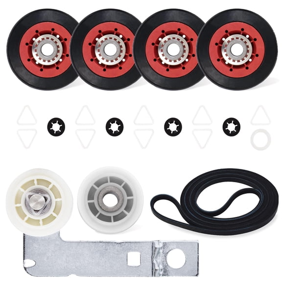 [2026 upgraded] BlueStars 4392067 Dryer Repair Kit and W10837240 Idler Pulley - For Whirlpool Cabrio Duet Maytag Bravos XL Kenmore Elite -