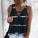 thumbnail image 2 of Gibobby Camiseta sin mangas con cuello en V para mujer Camiseta sin mangas con estampado de camiseta básica suelta(Negro,G), 2 of 3