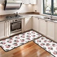 thumbnail image 3 of Kitchen Rugs Sets Of 2,White Cow Smile Pattern Anti Fatigue Kitchen Mat Rugs Non Slip Washable,Decorative Kitchen Floor Mats for Kitchen,Sink,Laundry,17"x47"+17"x47", 3 of 5