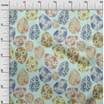 thumbnail image 3 of oneOone Tissu Cambric Coton Jaune Moutarde Matériel de Robe Tissu Imprimé Tissu au Mètre 42 Pouces de Large, 3 of 4