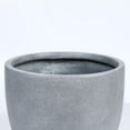 thumbnail image 2 of Light Gray MgO Round 17.2in. H Outdoor Planter, 2 of 3
