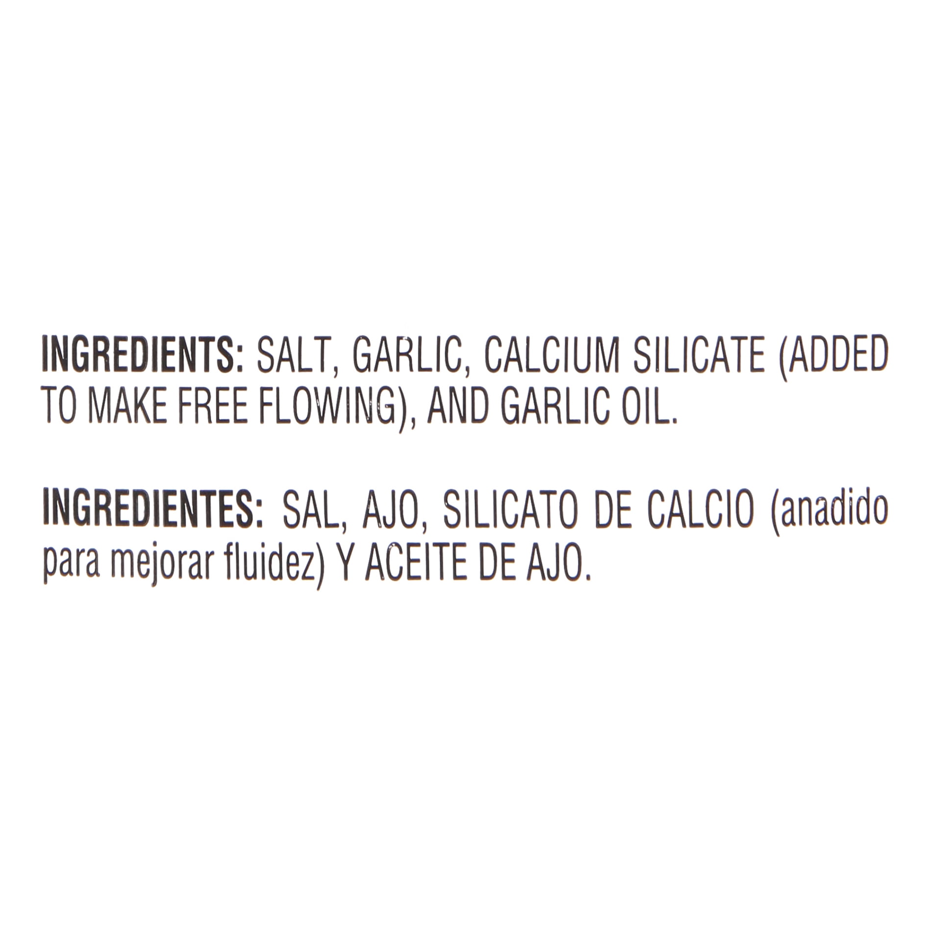 6 PACKS : Spice Classics Garlic Salt - 38 oz. container, 6 per case