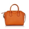 Pre-Owned Givenchy Antigona Satchel Calf Leather Orange