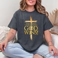 thumbnail image 2 of I've Read the Final Chapter God Wins Christian Faith Cross T-Shirt, Men's And Women's Graphic Tee 100% Cotton by TBun, Full Sizes S-5XL, 2 of 5