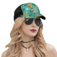 thumbnail image 5 of Lsque Trucks And Excavators Printed Trucker Hat - Baseball Cap for Men Women - Breathable Mesh Side, Adjustable Fit - for Casual Wear, 5 of 7