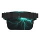 thumbnail image 3 of Disketp Green Lightning Flash Riñonera de Doble Capa, Bolsa de Cintura Ajustable para Viajes, Correr y Senderismo, Riñonera Ligera para Hombre y Mujer, 3 of 9