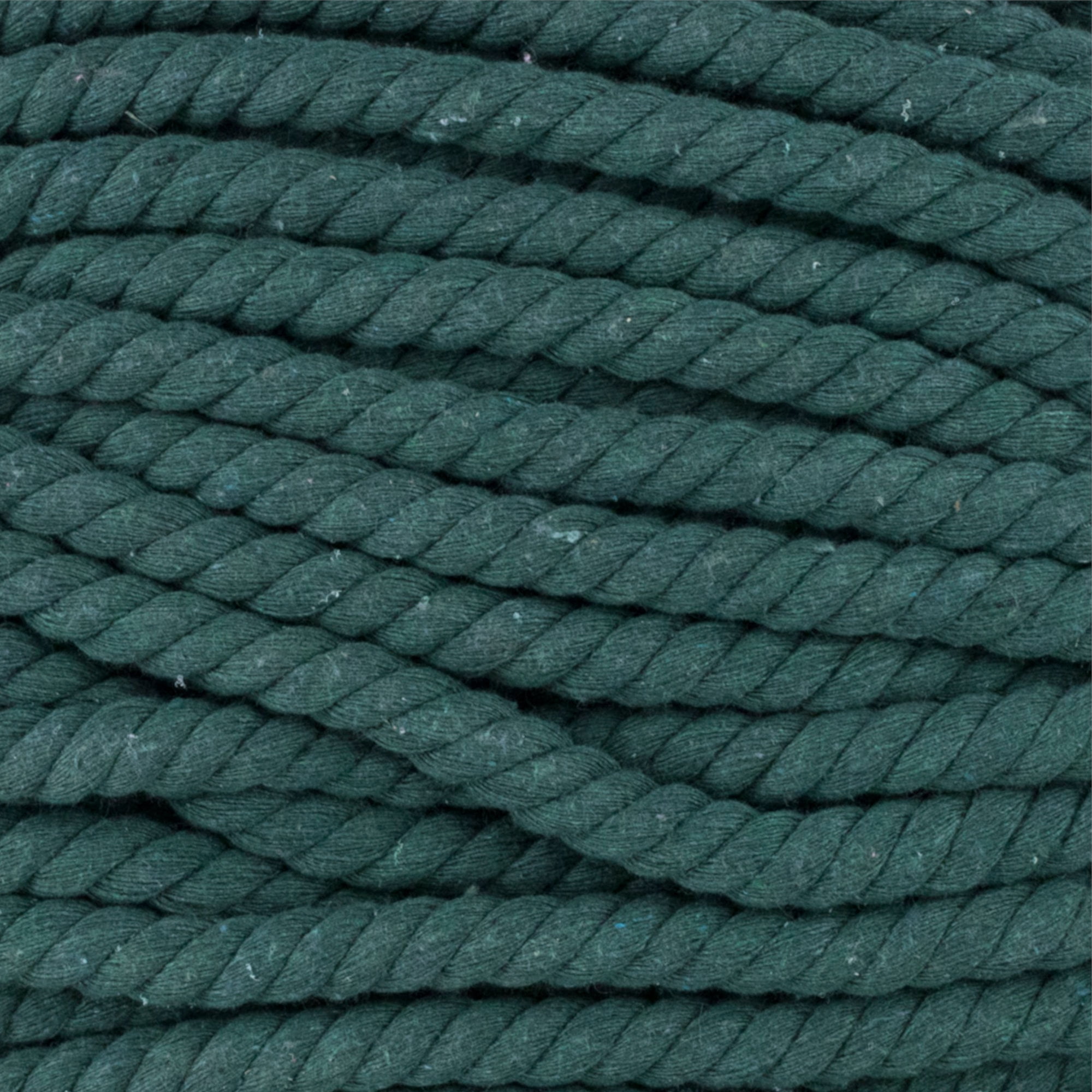 Twisted 3 Strand Natural Cotton Rope 40 and 100 Foot Kits in 1/4 Inch and 1/2 Inch - Soft Knot Tying Artisan Cord Decorative Crafting - Assorted Colors