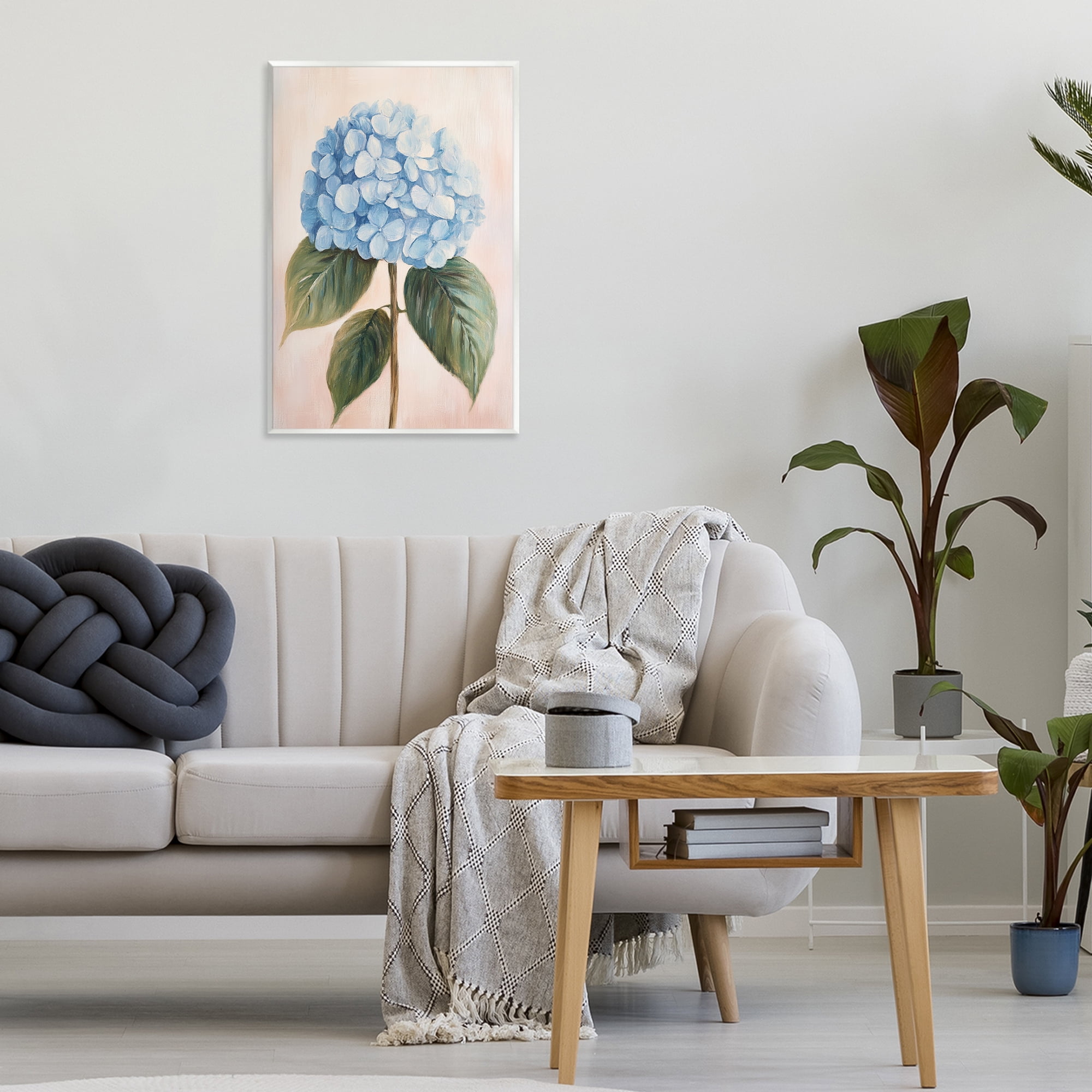 Stupell Industries Baby Blue Hydrangea Wall Plaque Art, design by Petal Prints Design