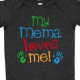 thumbnail image 4 of Inktastic Mema Loves Me Grandchild Boys or Girls Baby Bodysuit, 4 of 5