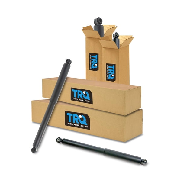 TRQ Front Rear Shock Absorber Kit Set 4pc for Ford F250 F350 Super Duty 4WD SBA64107
