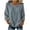 Gray-womens summer tops, variant on FNFYFH 3/4 Length Sleeve Womens Tops Lightweight Summer Gauze Shirts Loose Fit Tunics Beach Casual Boho Tops