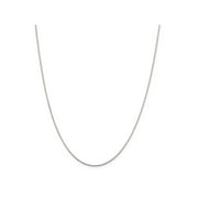 24 Inch Sterling Silver 1.25 mm Loose Rope Pendant Chain Necklace - 24 Inch