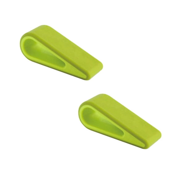FRCOLOR Green Laptop Stand for Stable Usage and Ergonomic Support, Plastic and Silicone Material, 2pcs Set