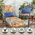 thumbnail image 4 of Greendale Home Fashions 19'' x 12'' Reversible Outdoor Throw Pillow, Set of 2, Marine Blue, 4 of 8