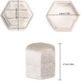 thumbnail image 2 of Caja de terciopelo para anillos de joyería KEWITY Hexagon Premium Vintage Doble, 2 of 4