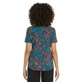 thumbnail image 4 of Scrubstar Women's Blooming Petals V-Neck Scrub Top, 4 of 7