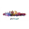 thumbnail image 4 of Detroit Piggy Bank, Skyline in Watercolor Splatters Colorful Grunge Look American Landmark, Ceramic Coin Bank Money Box for Cash Saving, 3.6" X 3.2", Multicolor, by Ambesonne, 4 of 4