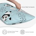 thumbnail image 4 of Disketp Cute Panda Bear Pillowcase, Queen Size Pillow Cases for Bedroom,Office,Sofa, Pillow Cover with Envelope Closure - 20x36in, 4 of 7