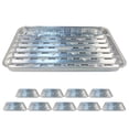 thumbnail image 1 of 10 Pcs Moules à Papier Jetables, Moules à Papier d'Aluminium Parfaits pour Cuisiner, Chauffer, Stocker Barbecue, 1 of 8