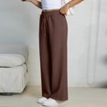 thumbnail image 6 of Stralyhd Womens Sweatpants Loose Fit Drawstring Wide Leg Baggy Lounge Sweat Pants High Waisted Comfort Casual Warm Fall Winter Workout Gym Coffee S, 6 of 6