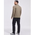 thumbnail image 3 of Pinspark Men's Quarter Zip Up Lightweight Pullover Mock Neck Sweatshirts Long Sleeve Golf shirts Performance Athletic Casual, 3 of 6