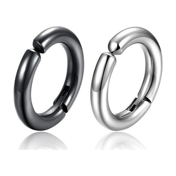 LOLIPPYY 6 Pieces Titanium Steel Ear Cuffs Non-Piercing Clips Stylish Unisex Fashion Jewelry Accessories