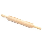 Wooden Rolling Pin Smooth Dough Roller for Baking Bread Pastry Cookies Pizza Pie Fondant - 41cm