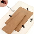 thumbnail image 3 of Monebena 50PCS Picture Hangers Kit with Screws Heavy Duty D Rings Picture Hanging Picture Hooks Plated Wire Kit Small D-Ring Hangers Single Hole Frame Hanger for Mirror Clock Artwork Picture Frame, 3 of 6