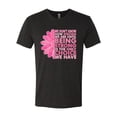 thumbnail image 2 of Wild Bobby, We Don't Know How Strong We are Until Strong is the Only Choice, Breast Cancer Awareness, Men Premium Tri Blend Tee, Vintage Black, Medium, 2 of 4