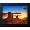 thumbnail image 2 of Drost, David 14x12 Black Modern Framed Museum Art Print Titled - Pink Morning Glory III, 2 of 5