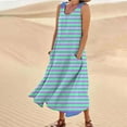 miashui-womens-summer-dress-round-neck-casual-color-matching-striped