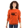 thumbnail image 3 of Sarcasm Loading Please Wait Unisex Plus Fleece Graphic Sweatshirt Brisco Brands 3X, 3 of 5