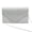 White, variant on Satin Rhinestone Evening Clutch Bag Elegant Women Formal Party Purse Shoulder Bag for Wedding Prom Cocktail Party Bridal Dinner Event Handbag Sky White