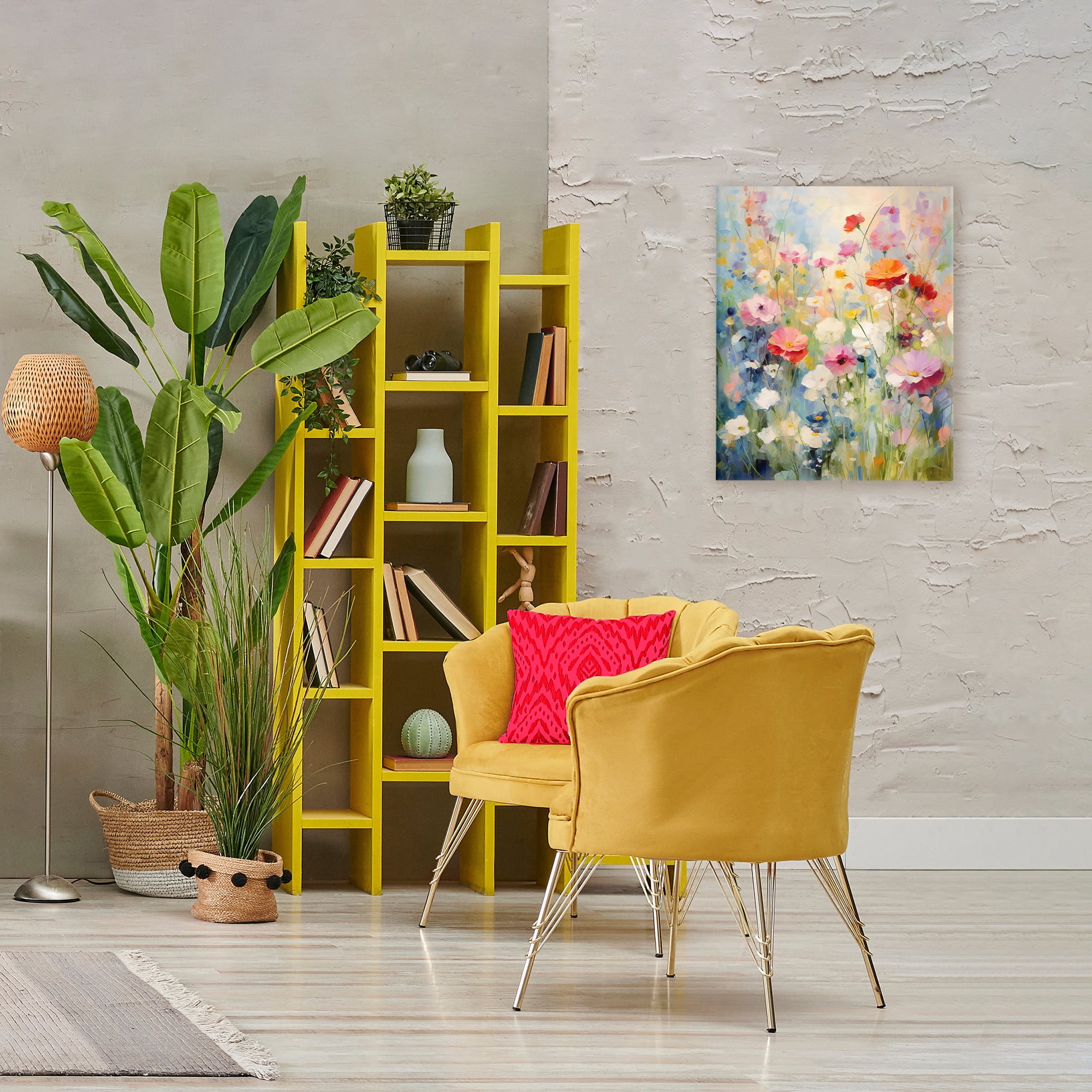 Stupell Industries Wildflower Breeze Impression Canvas Wall Art, design by Creative Studio