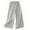 White, variant on Striped Pants Women, Retro Cotton and Linen Striped Wide Leg Pants for Women Loose and Casual Straight Leg Cropped Pants Petite Linen Pants for Women Beige M