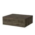 thumbnail image 3 of Dark Brown Wall-Mounted Floating Nightstand, 3 of 6