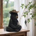 thumbnail image 4 of Figura decorativa Hodao de resina con oso negro pescando, 11 x 9 x 15 cm, 4 of 9