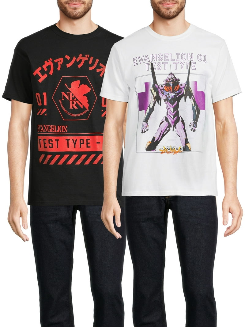 Neon Genesis Evangelion men's Graphic Tee Shirts Sizes S-3XL